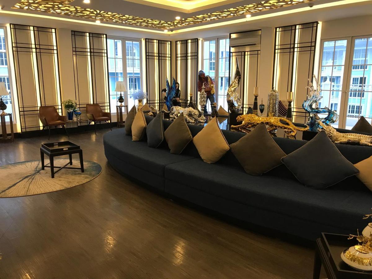 Grand Florida芭提雅带免费游泳池温泉和健身房和办公区水上花园公寓e208 Na Chom Thian Exterior foto